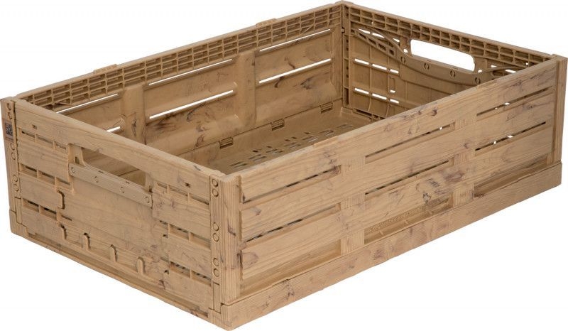 Ящик складной 600x400x160 с текстурой под дерево WL6416