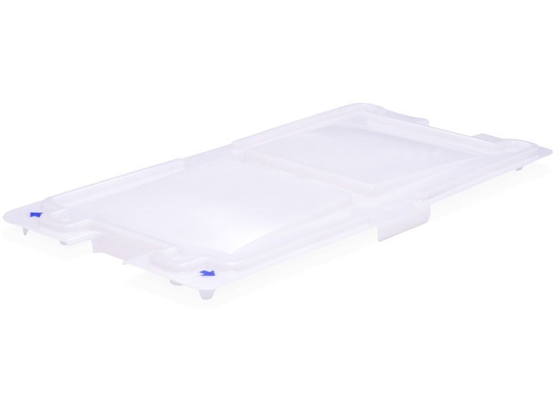 Крышка для рыбного ящика 800x400; Lid for Euro-fish box 25 white