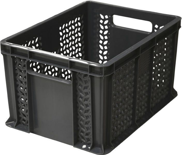 Ящик п/э 400х300х230 мм перфорированный с ручками; 703.01.01
