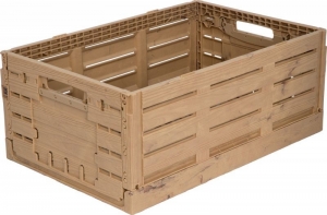Ящик складной 600x400x230 с текстурой под дерево WL6423