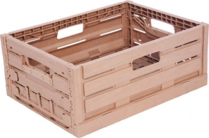 Ящик складной 400x300x160 с текстурой под дерево; WL4316