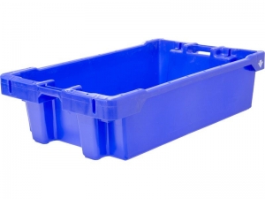 Ящик п/э рыбный 890х560х235; Fish box 50 blue